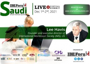 Thumbnail for the post titled: Lee Havis presents at Saudi Smart School Summit
